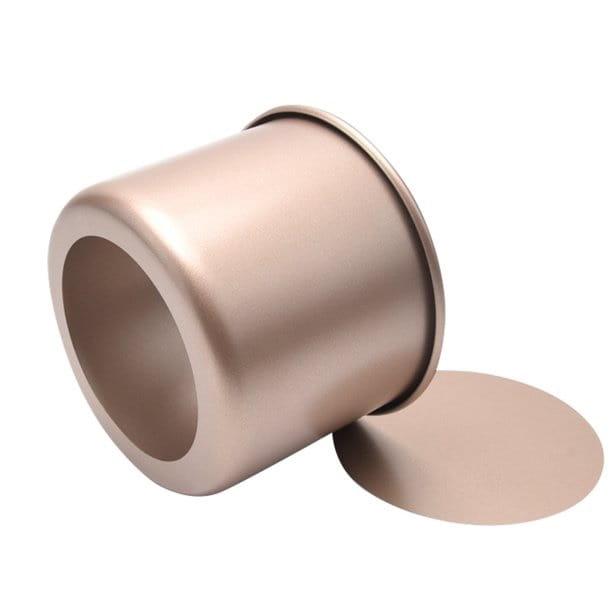 Nelipni,metalinė kepimo forma,su išimamu dugnu D10,5 cm,H8 cm